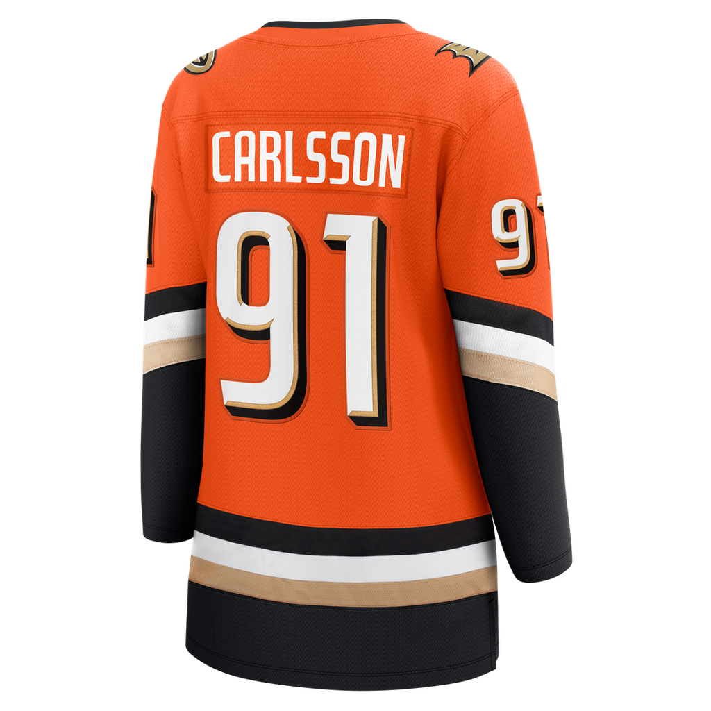 Leo Carlsson Anaheim Ducks Fanatics Women's Home Breakaway Jersey - Orange