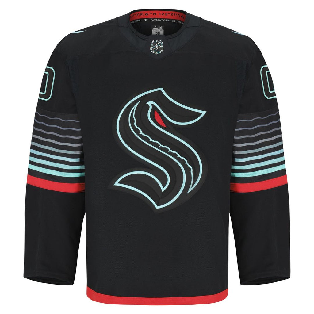 Seattle Kraken Fanatics Home Authentic Pro Custom Jersey - Navy