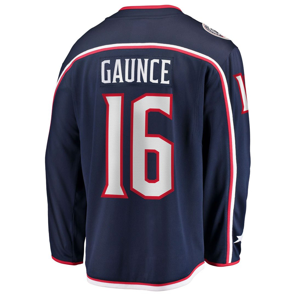 Brendan Gaunce Columbus Blue Jackets Fanatics Home Breakaway Jersey - Navy