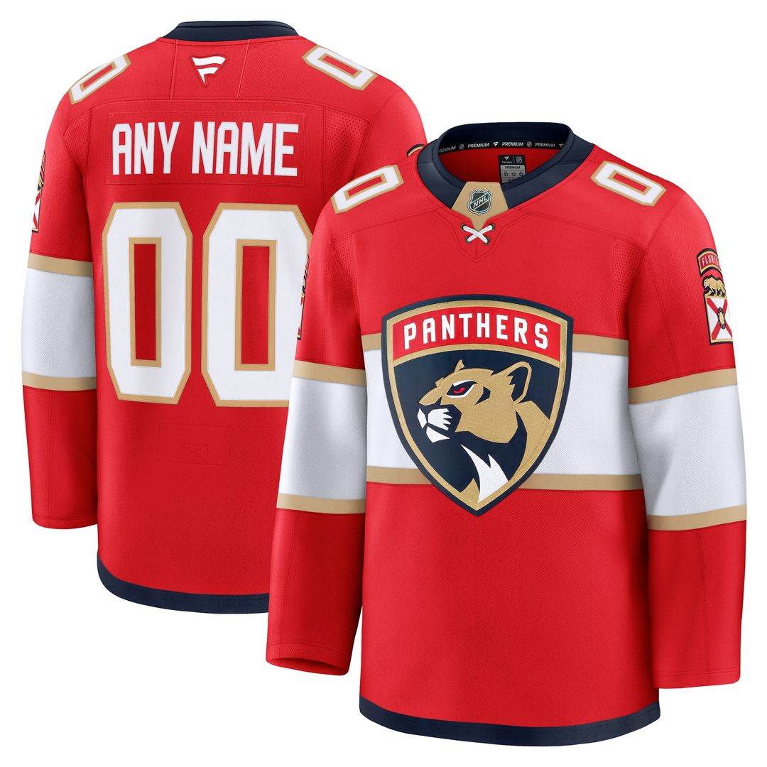 Florida Panthers Fanatics Away Premium Custom Jersey - White