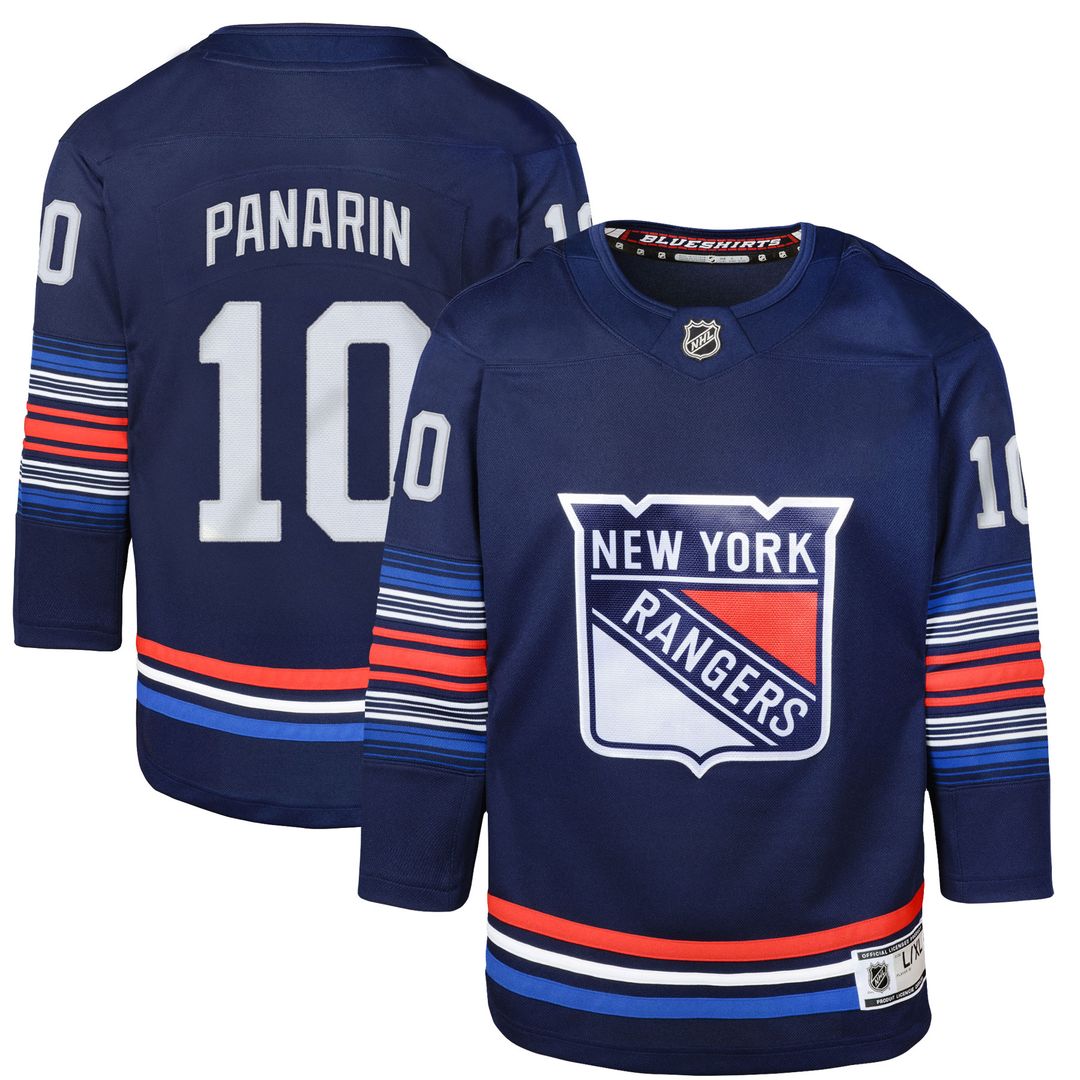 Artemi Panarin New York Rangers Youth Home Premier Player Jersey - Blue