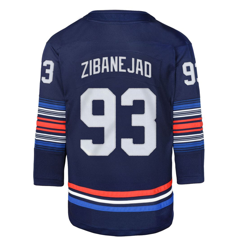 Mika Zibanejad New York Rangers Youth Home Premier Player Jersey - Blue