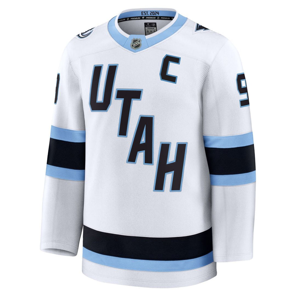 Clayton Keller Utah Mammoth Fanatics Away Premium Player Jersey - White
