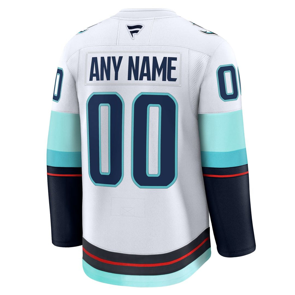 Seattle Kraken Fanatics Home Premium Custom Jersey - Deep Sea Blue