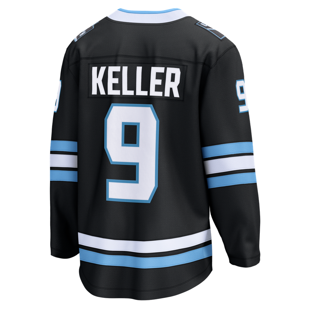 Clayton Keller Utah Mammoth Fanatics Home Breakaway Jersey - Black