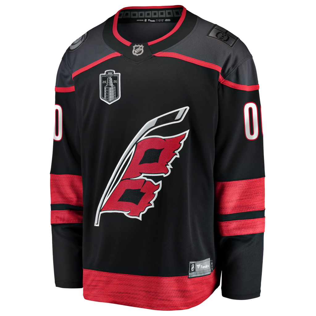 Carolina Hurricanes Fanatics 2026 Stanley Cup Final Home Breakaway Custom Jersey - Black
