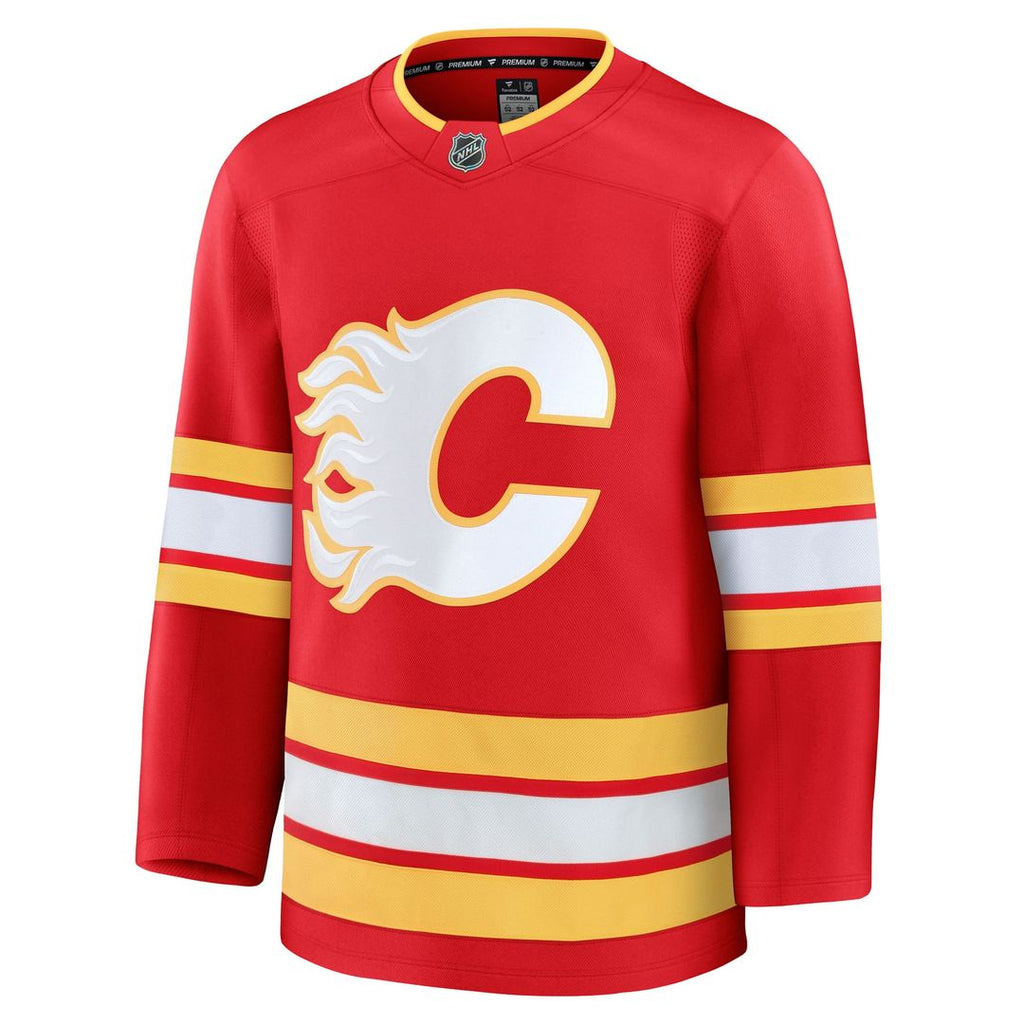 Calgary Flames Fanatics Away Premium Jersey - White