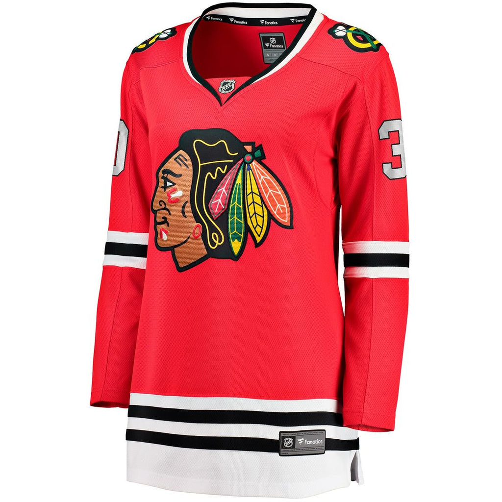 Spencer Knight Chicago Blackhawks Fanatics Women's Home Breakaway Player Jersey - Red
