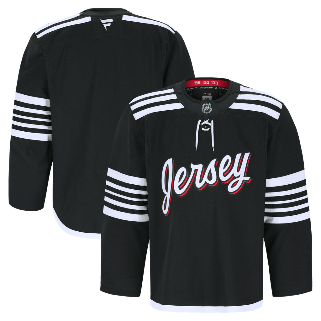 New Jersey Devils Fanatics Alternate Authentic Pro Jersey - Black