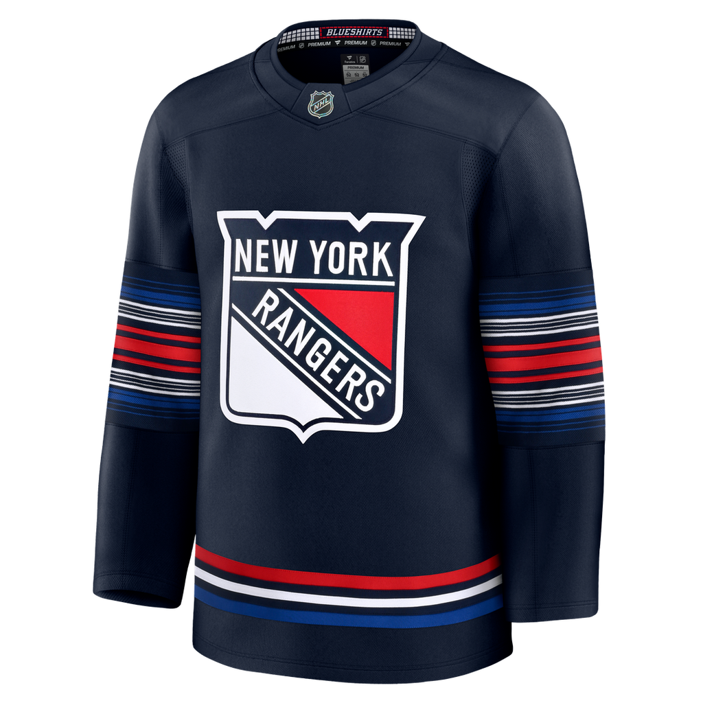 New York Rangers Fanatics Home Premium Jersey - Blue