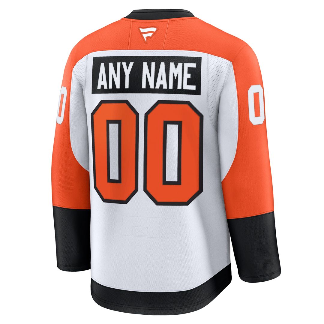 Philadelphia Flyers Fanatics Home Premium Custom Jersey - Orange