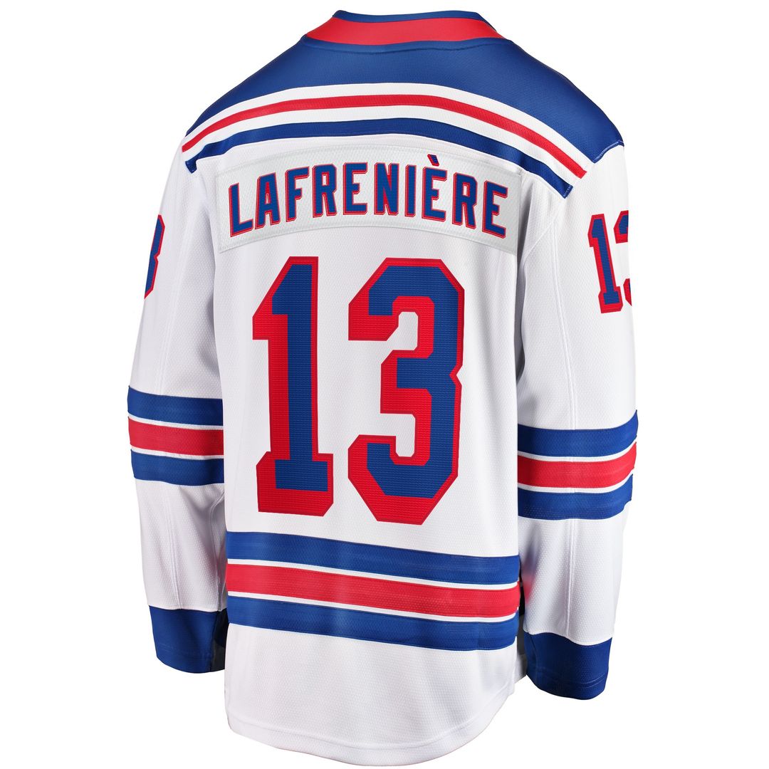 Alexis Lafreniere New York Rangers Fanatics  Breakaway Jersey - White