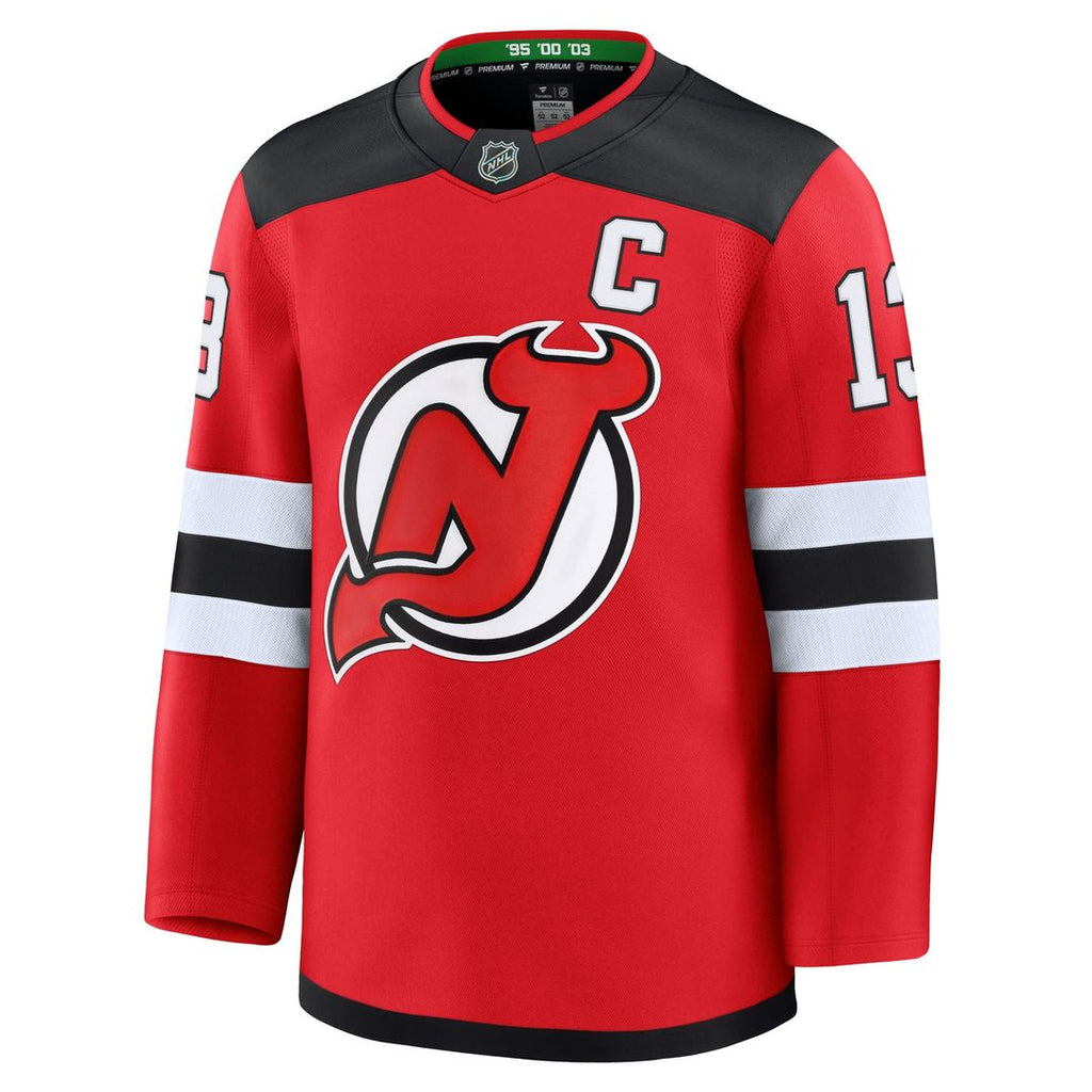 Nico Hischier New Jersey Devils Fanatics Alternate Premium Jersey - Black