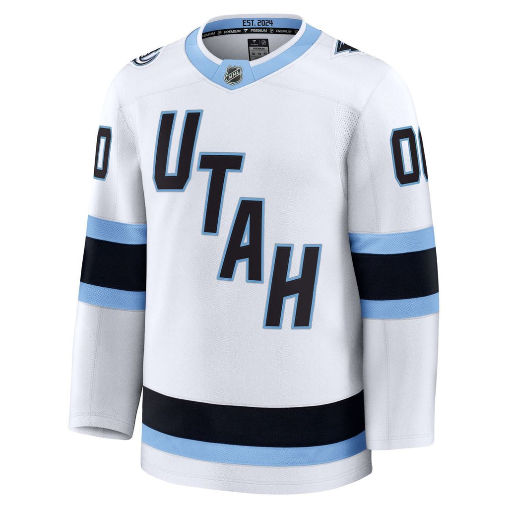 Utah Mammoth Fanatics Away Premium Custom Jersey - White