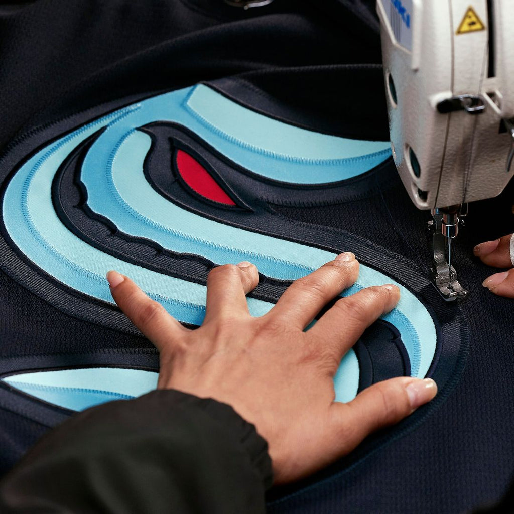 Seattle Kraken Fanatics Home Authentic Pro Jersey - Deep Sea Blue