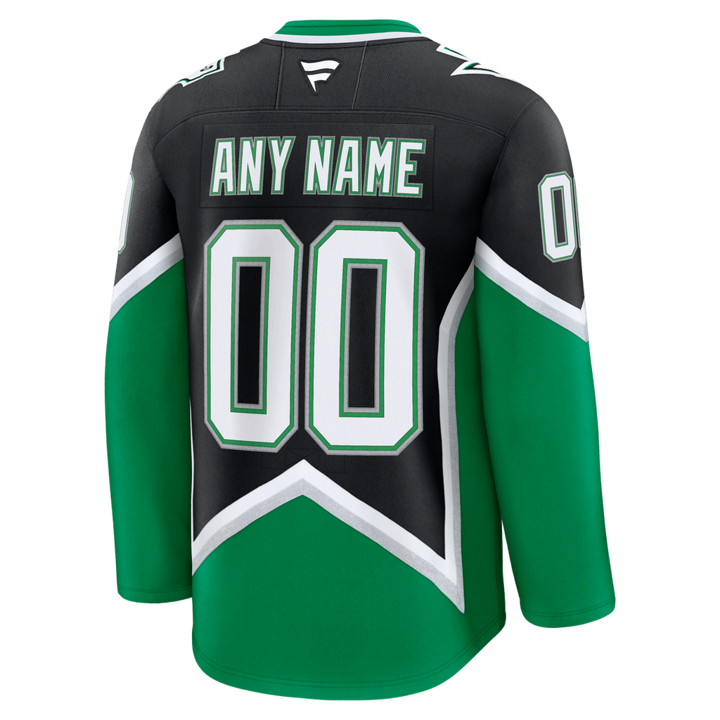 Dallas Stars Fanatics Alternate Premium Custom Jersey - Black