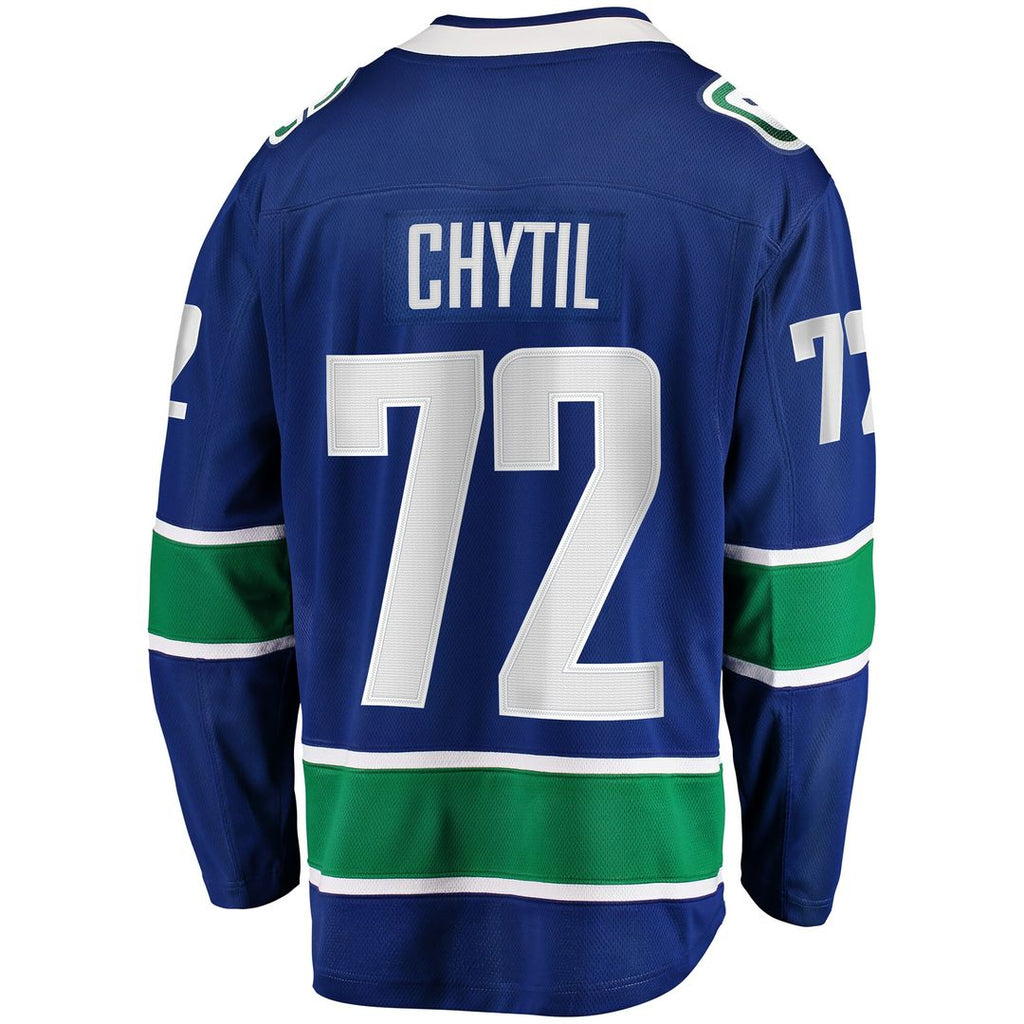 Filip Chytil Vancouver Canucks Fanatics Home Breakaway Jersey - Blue