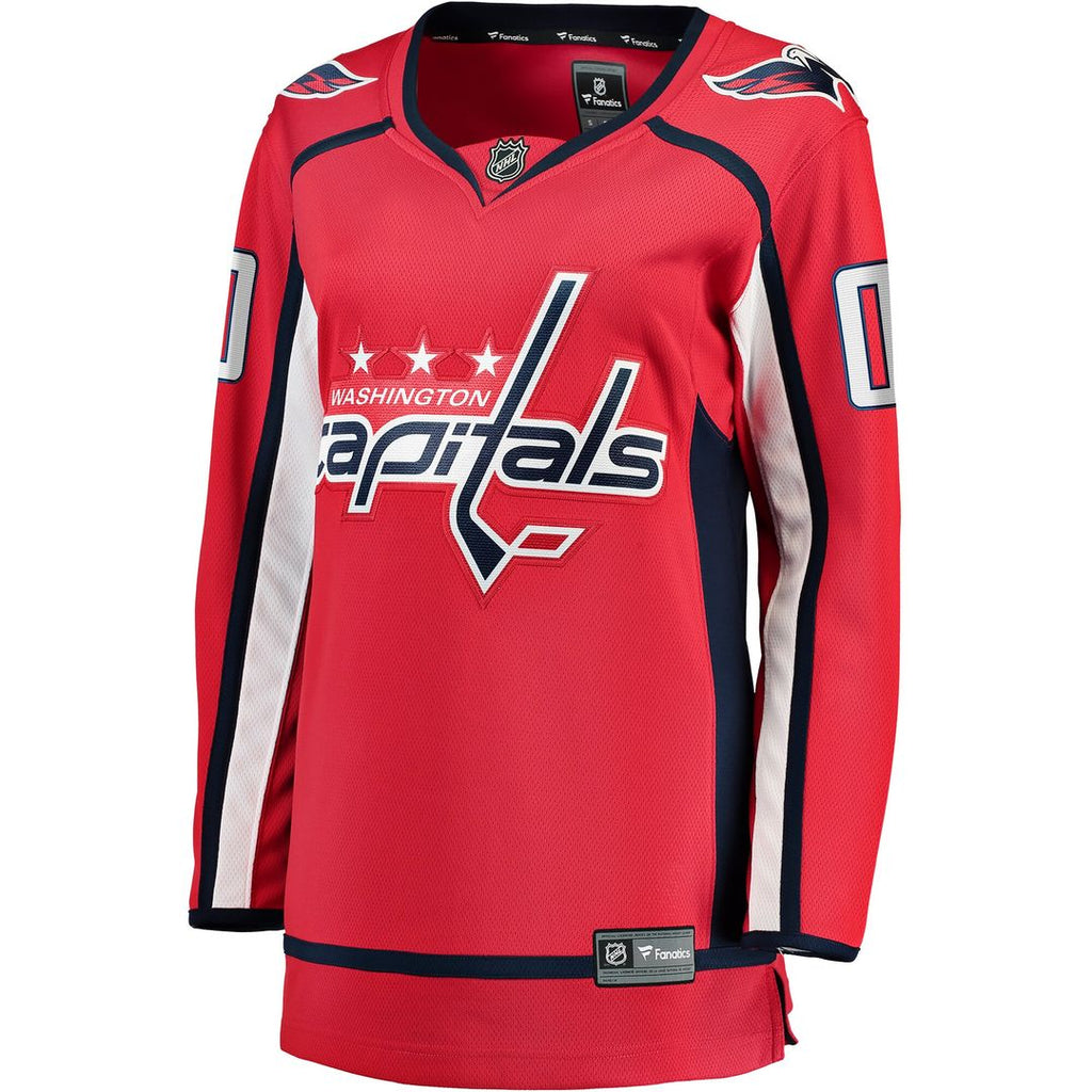 Washington Capitals Fanatics Women's Home Breakaway Custom Jersey - Red