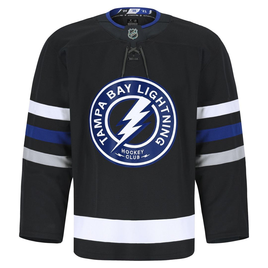 Tampa Bay Lightning Fanatics Alternate Authentic Pro Jersey - Black