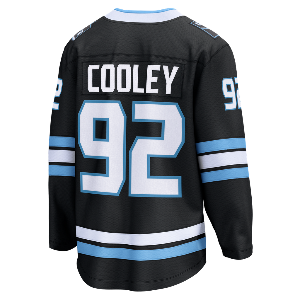 Logan Cooley Utah Mammoth Fanatics Home Breakaway Jersey - Black