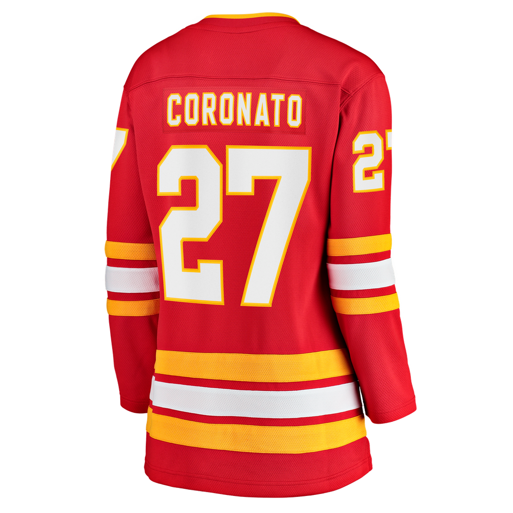 Matt Coronato Calgary Flames Fanatics Women's Home Breakaway Jersey - Red