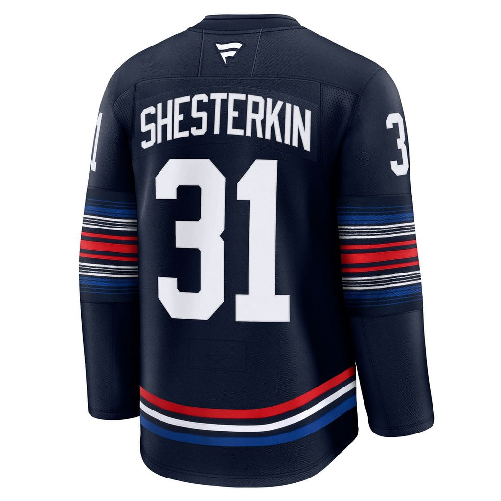 Igor Shesterkin New York Rangers Fanatics Home Premium Jersey - Blue