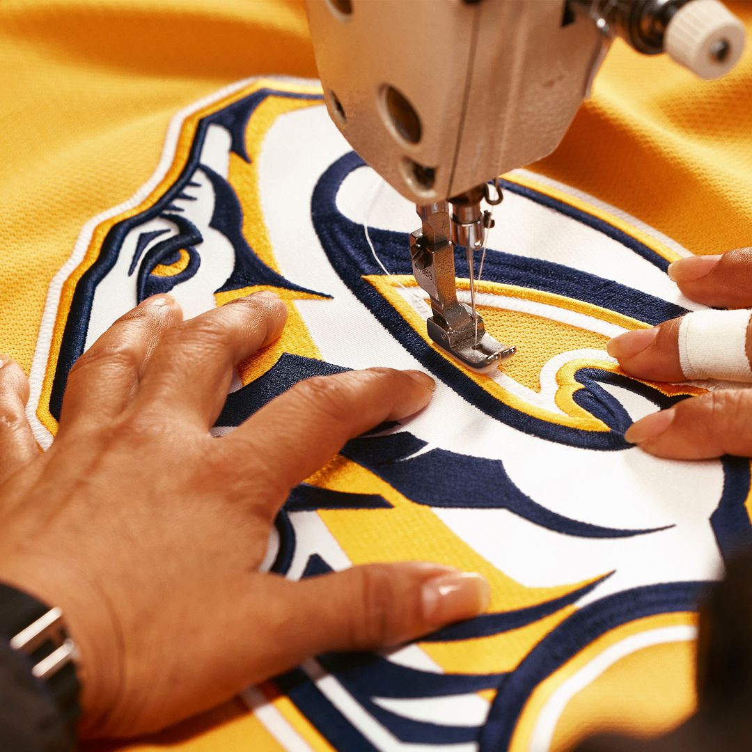 Nashville Predators Fanatics Home Authentic Pro Jersey - Yellow