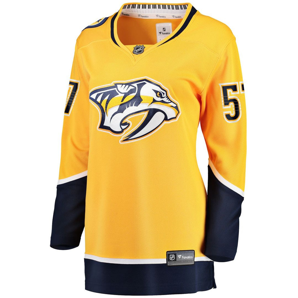 Dante Fabbro Nashville Predators Fanatics Women's Home Breakaway Player Jersey - Gold