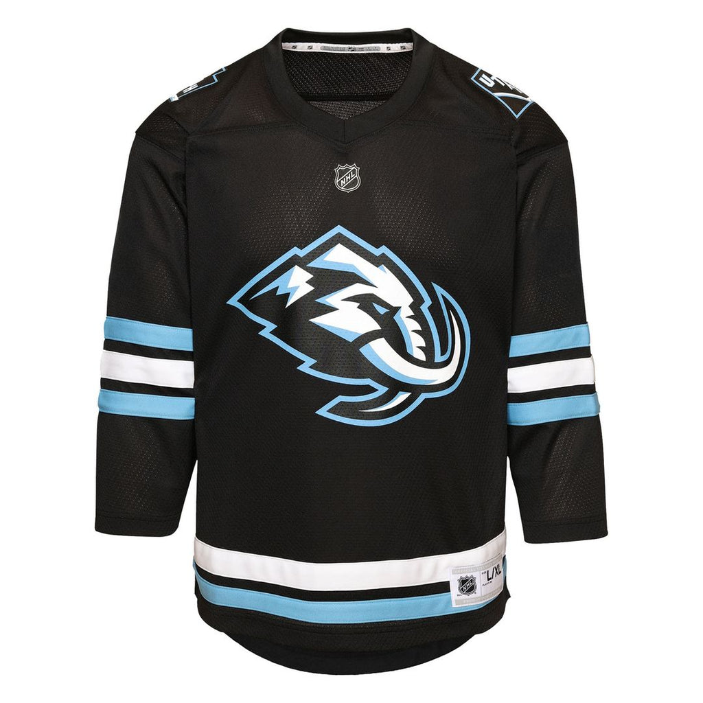 Utah Mammoth Youth Home Replica Custom Jersey - Black