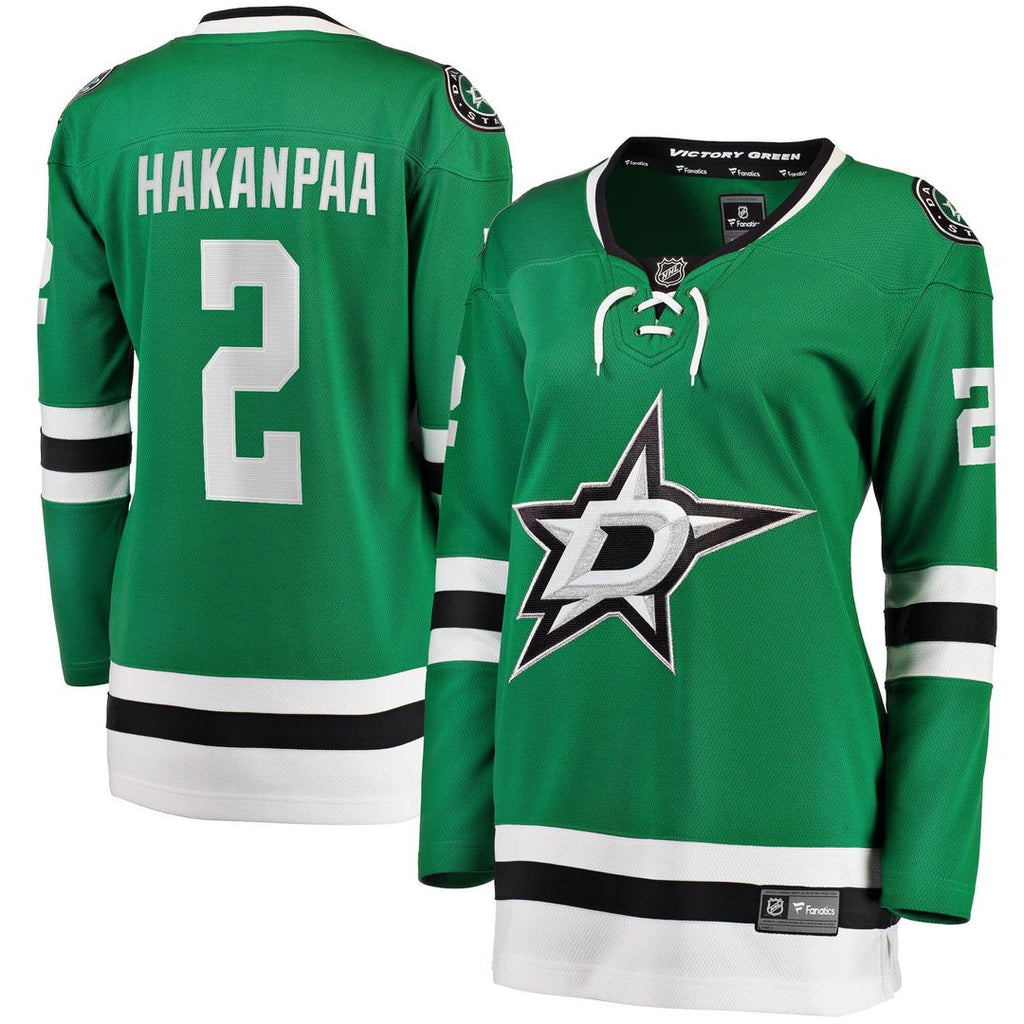 Jani Hakanpaa Dallas Stars Fanatics Women's Home Breakaway Player Jersey - Kelly Green