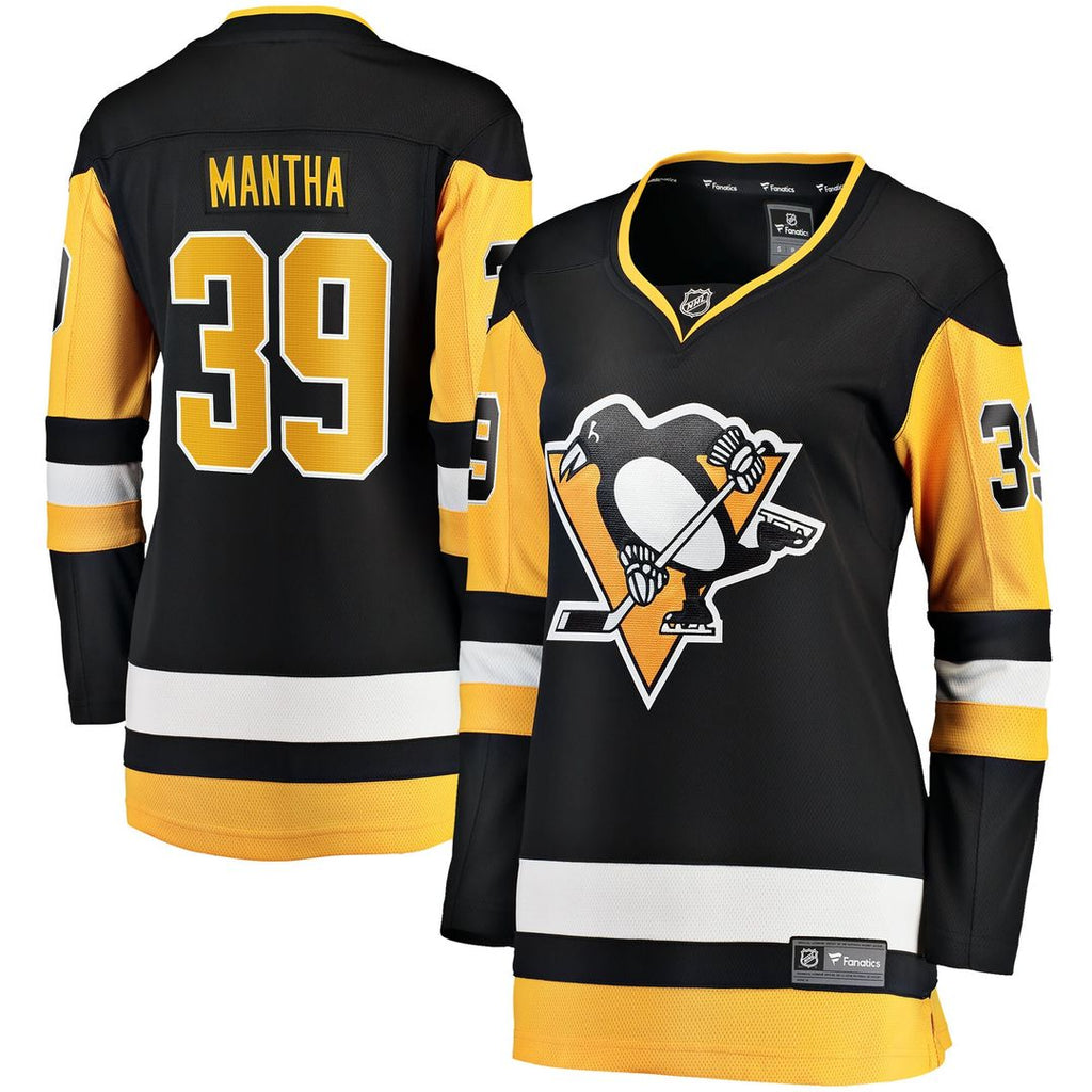 Anthony Mantha Pittsburgh Penguins Fanatics Women's Home Breakaway Jersey - Black