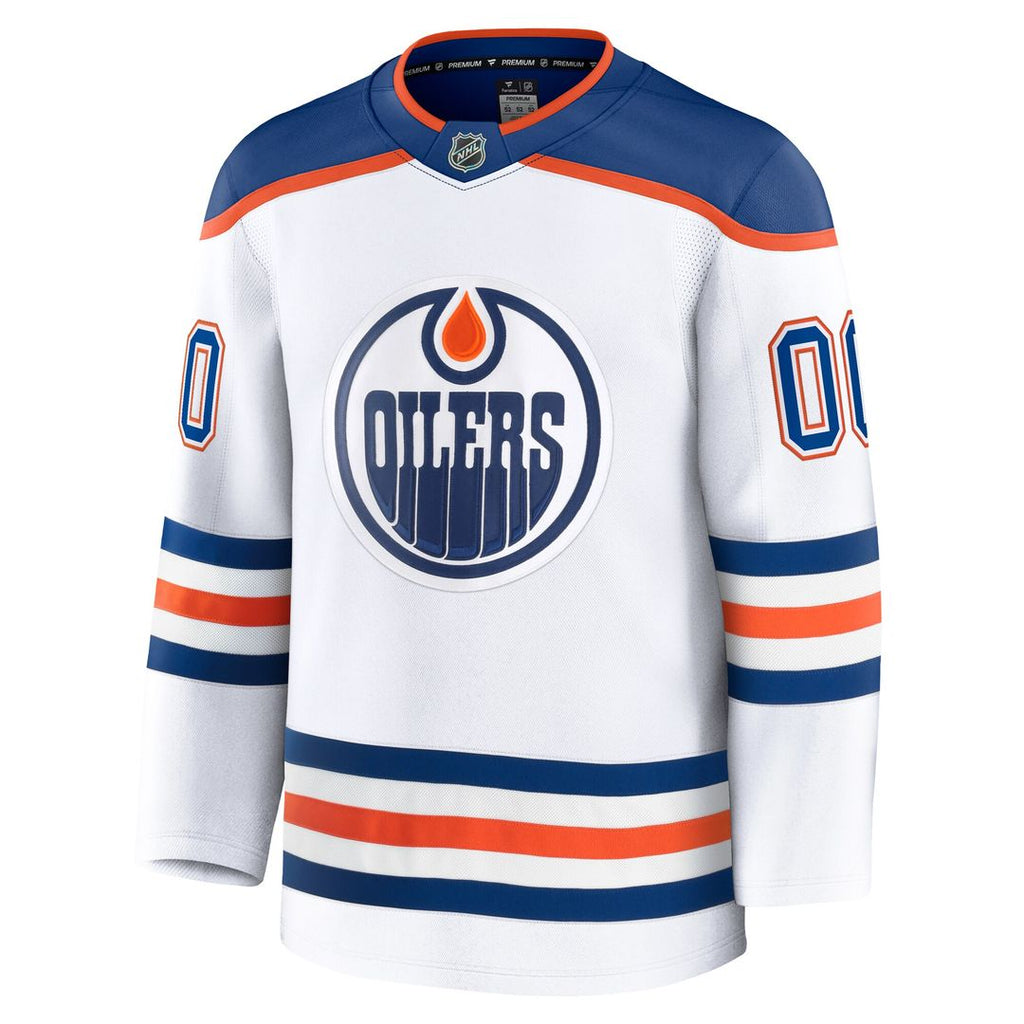 Edmonton Oilers Fanatics Alternate Premium Custom Jersey - Light Beige