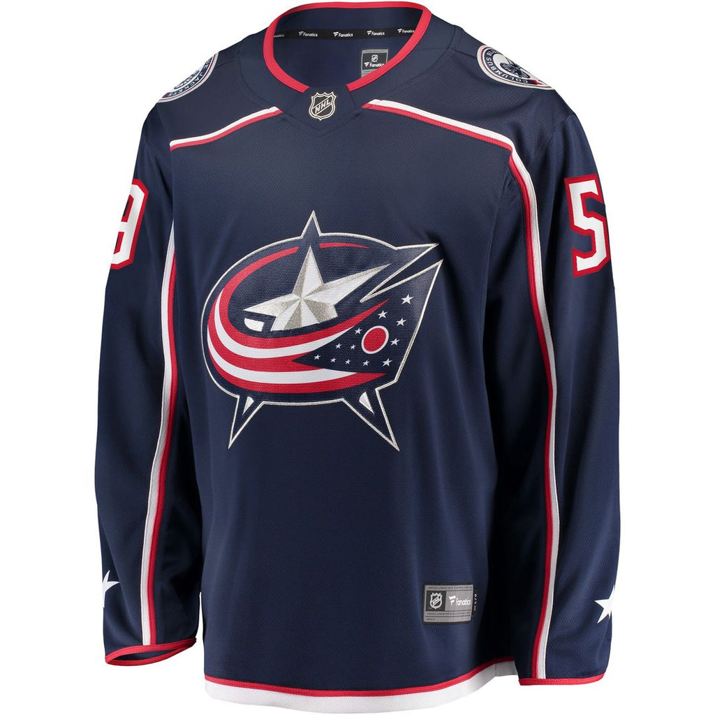 Yegor Chinakhov Columbus Blue Jackets Fanatics Home Breakaway Player Jersey - Navy