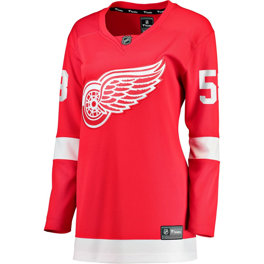 Emmitt Finnie Detroit Red Wings Fanatics Women's Home Breakaway Jersey - Red