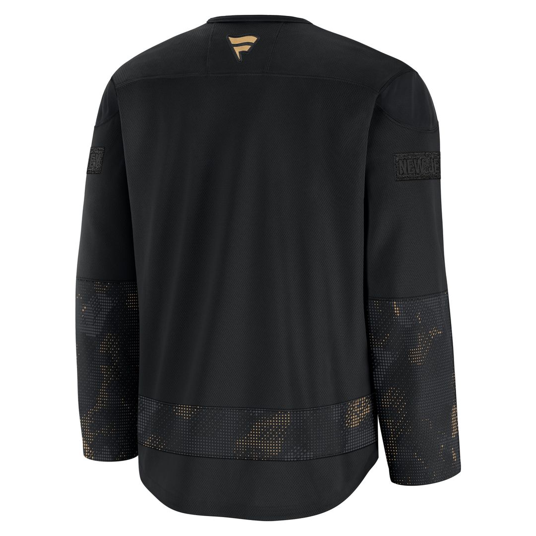 New Jersey Devils Fanatics 2024 Military Appreciation Practice Jersey - Black