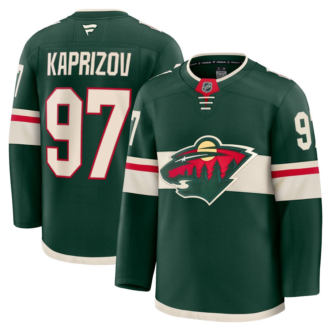 Kirill Kaprizov Minnesota Wild Fanatics Away Premium Jersey - White