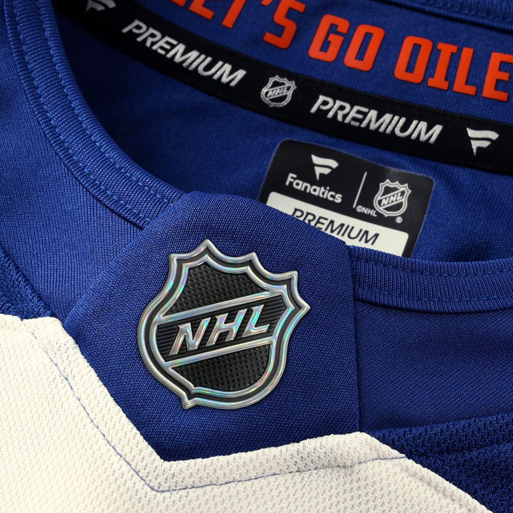 Edmonton Oilers Fanatics Home Premium Custom Jersey - Royal