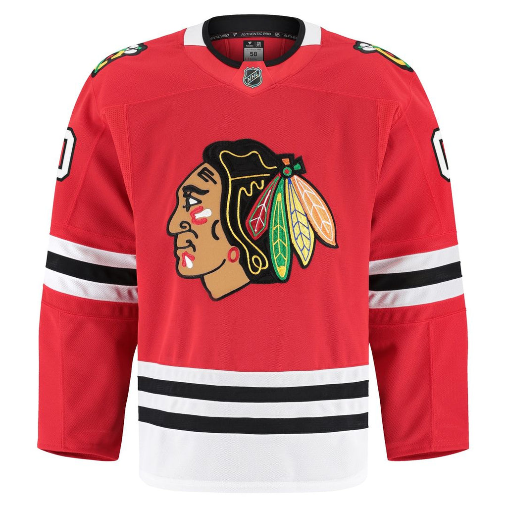 Chicago Blackhawks Fanatics Home Authentic Pro Custom Jersey - Red