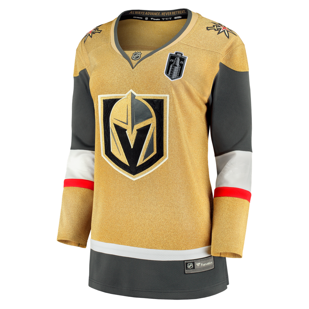 Vegas Golden Knights Fanatics Women's 2026 Stanley Cup Final Breakaway Jersey - Gold
