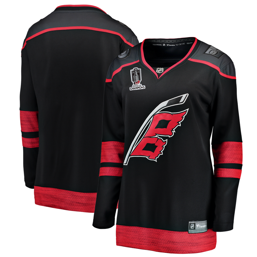 Carolina Hurricanes Fanatics Women's 2026 Stanley Cup Champions Home Breakaway Jersey - Black