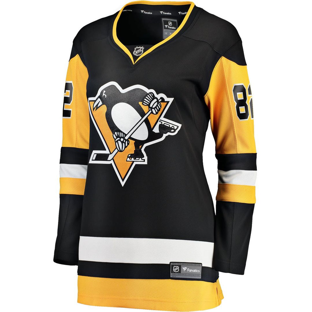 Caleb Jones Pittsburgh Penguins Fanatics Women's Home Breakaway Jersey - Black