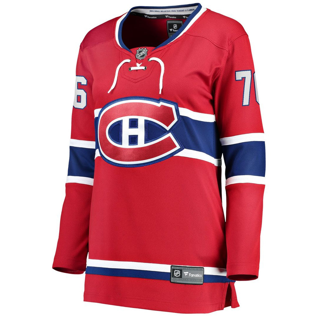 Zack Bolduc Montreal Canadiens Fanatics Women's Home Breakaway Jersey - Red