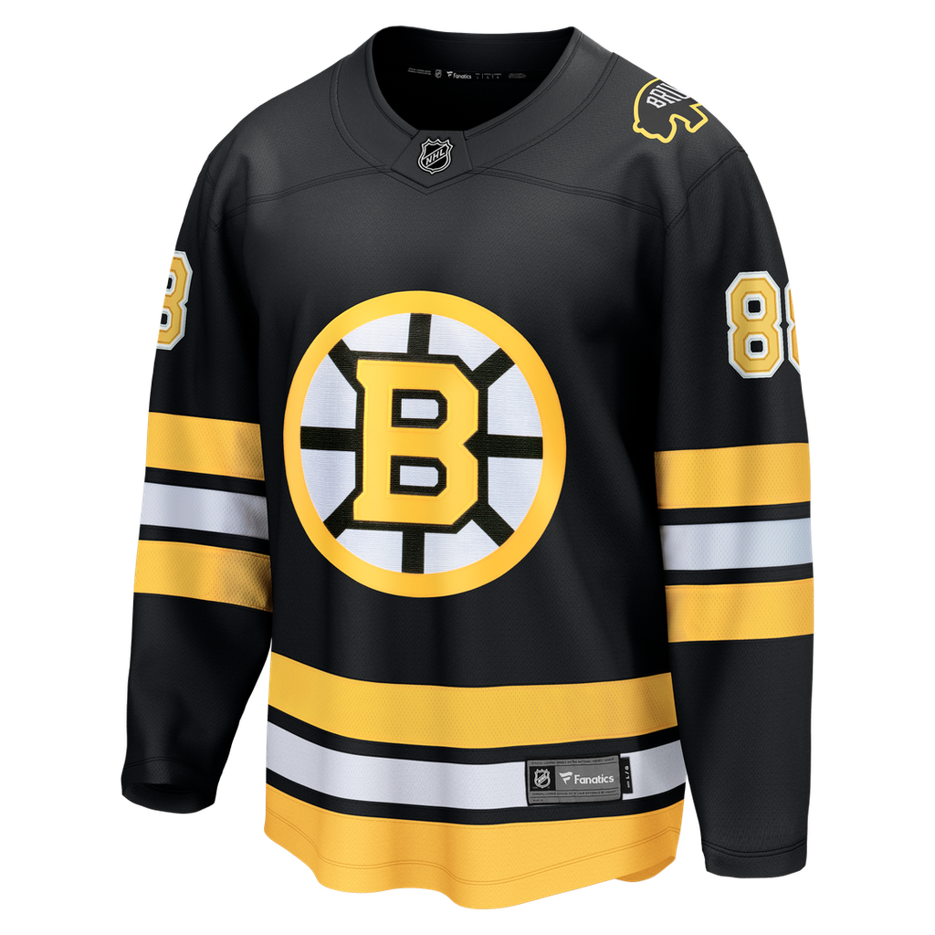 David Pastrnak Boston Bruins Fanatics Home Breakaway Jersey - Black