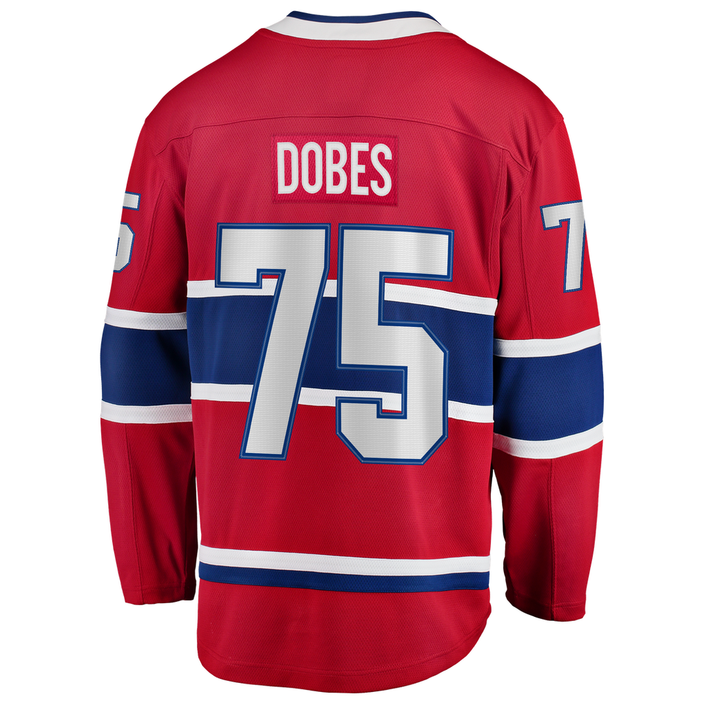 Jakub Dobes Montreal Canadiens Fanatics Home Breakaway Jersey - Red