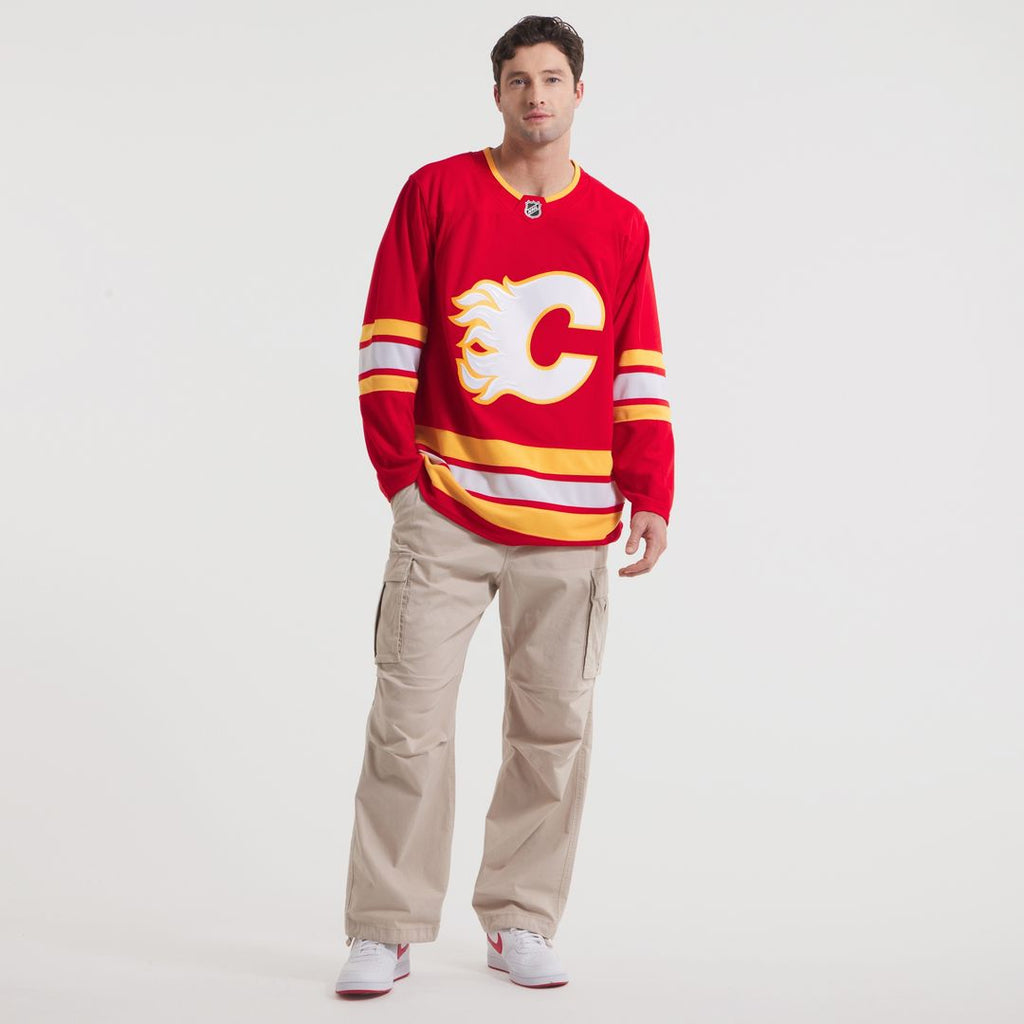 Calgary Flames Fanatics Home Premium Jersey - Red