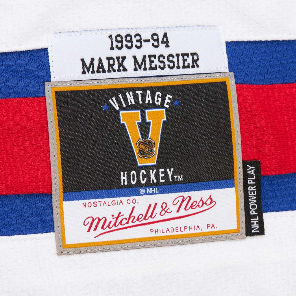 Mark Messier New York Rangers 1993-94 Power Play Jersey - White