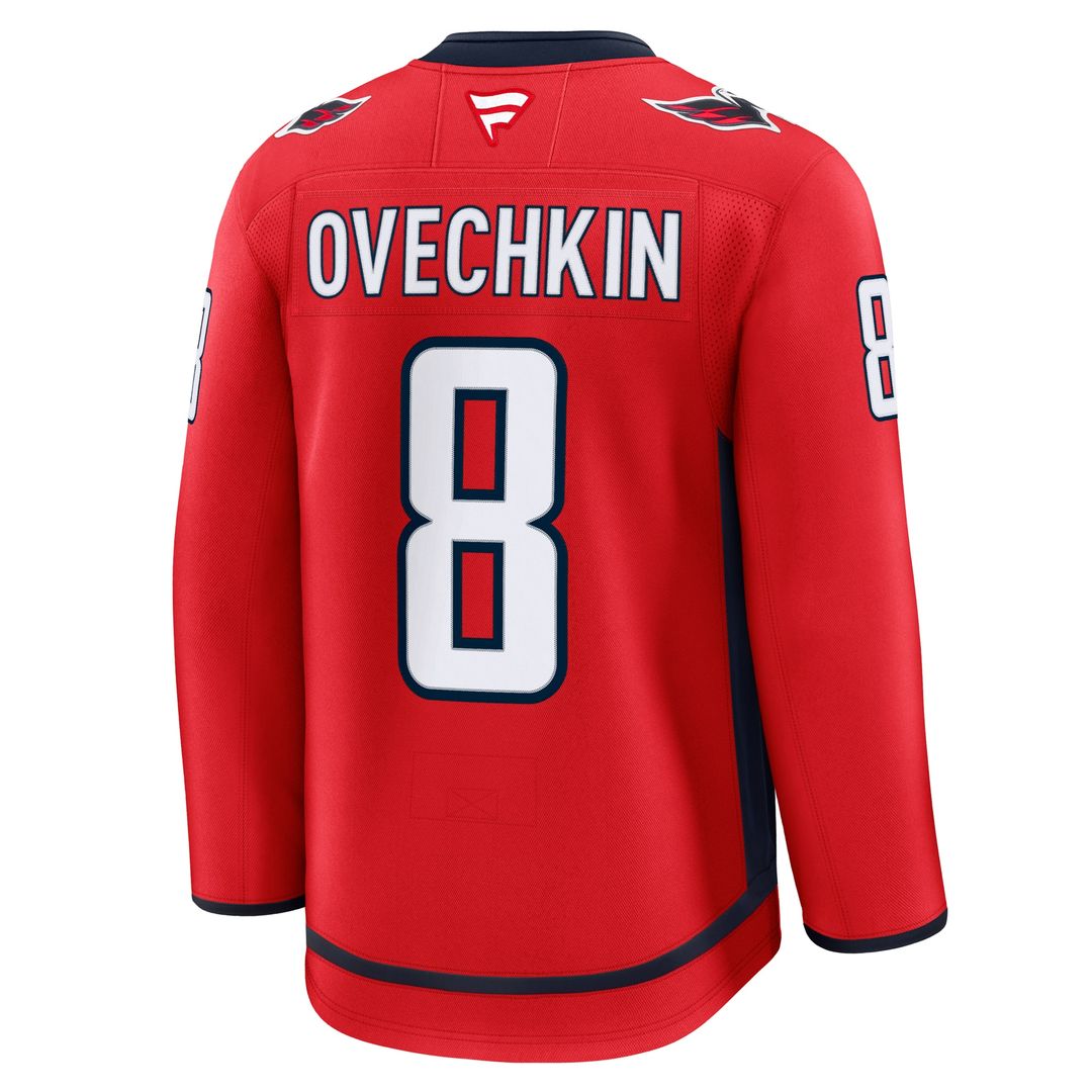Alexander Ovechkin Washington Capitals Fanatics Home Premium Jersey - Red