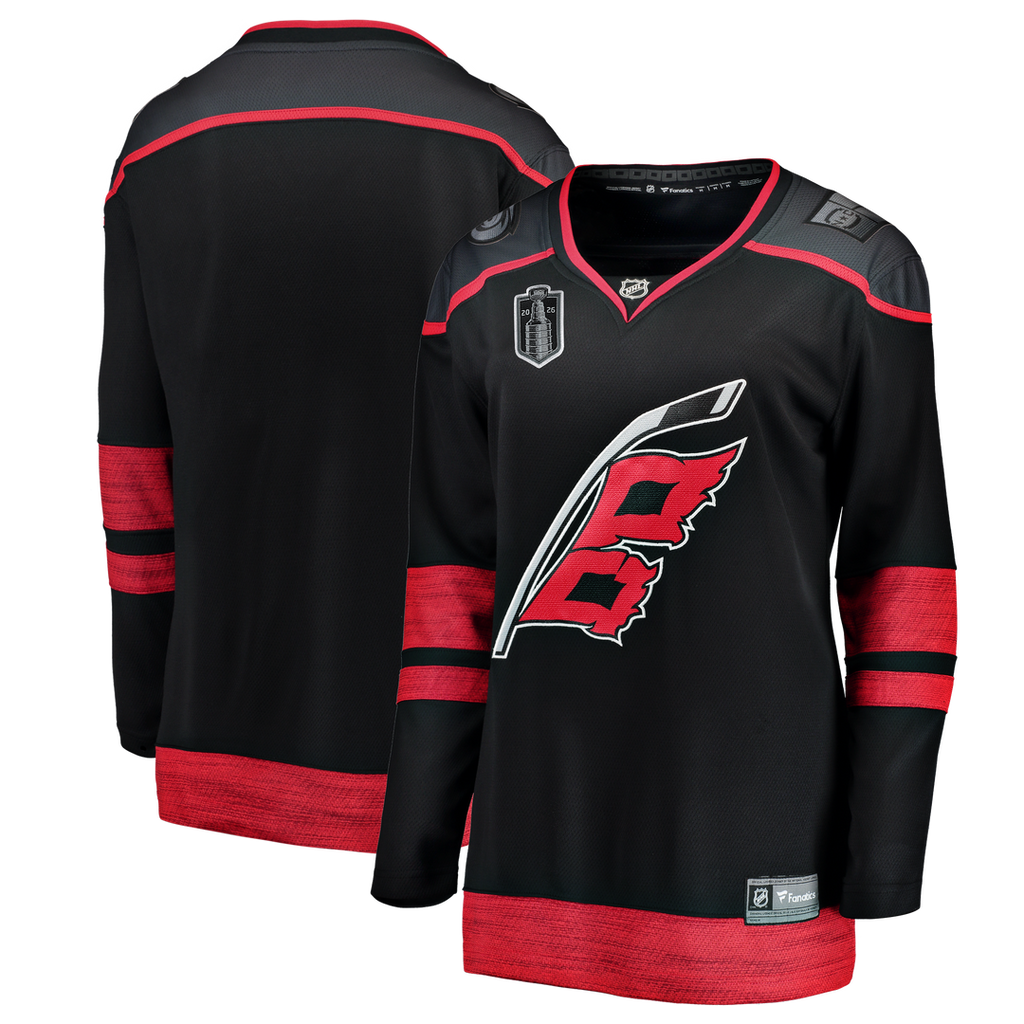Carolina Hurricanes Fanatics Women's 2026 Stanley Cup Final Home Breakaway Jersey - Black