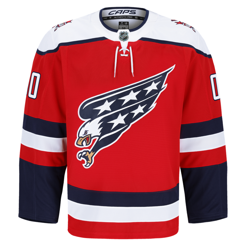 Washington Capitals Fanatics Alternate Authentic Pro Custom Jersey - Red