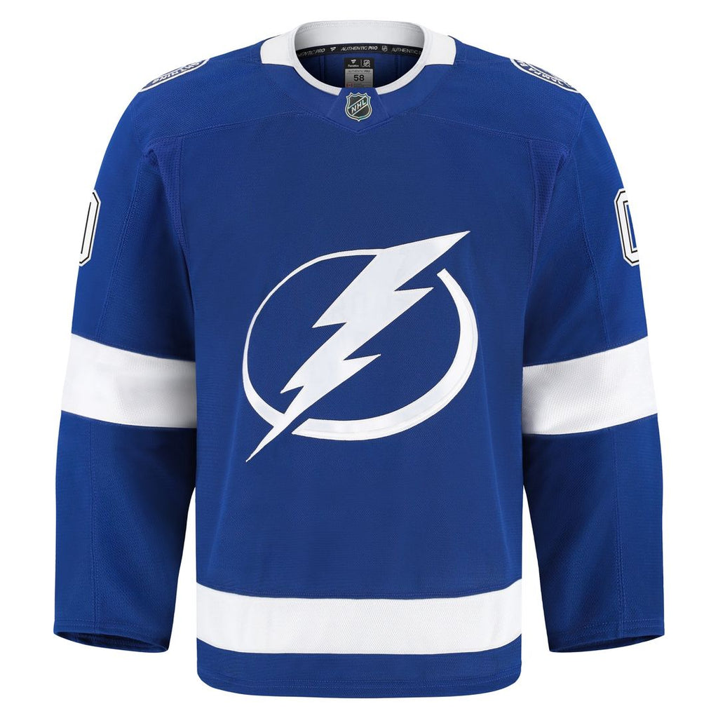 Tampa Bay Lightning Fanatics Home Authentic Pro Custom Jersey - Blue